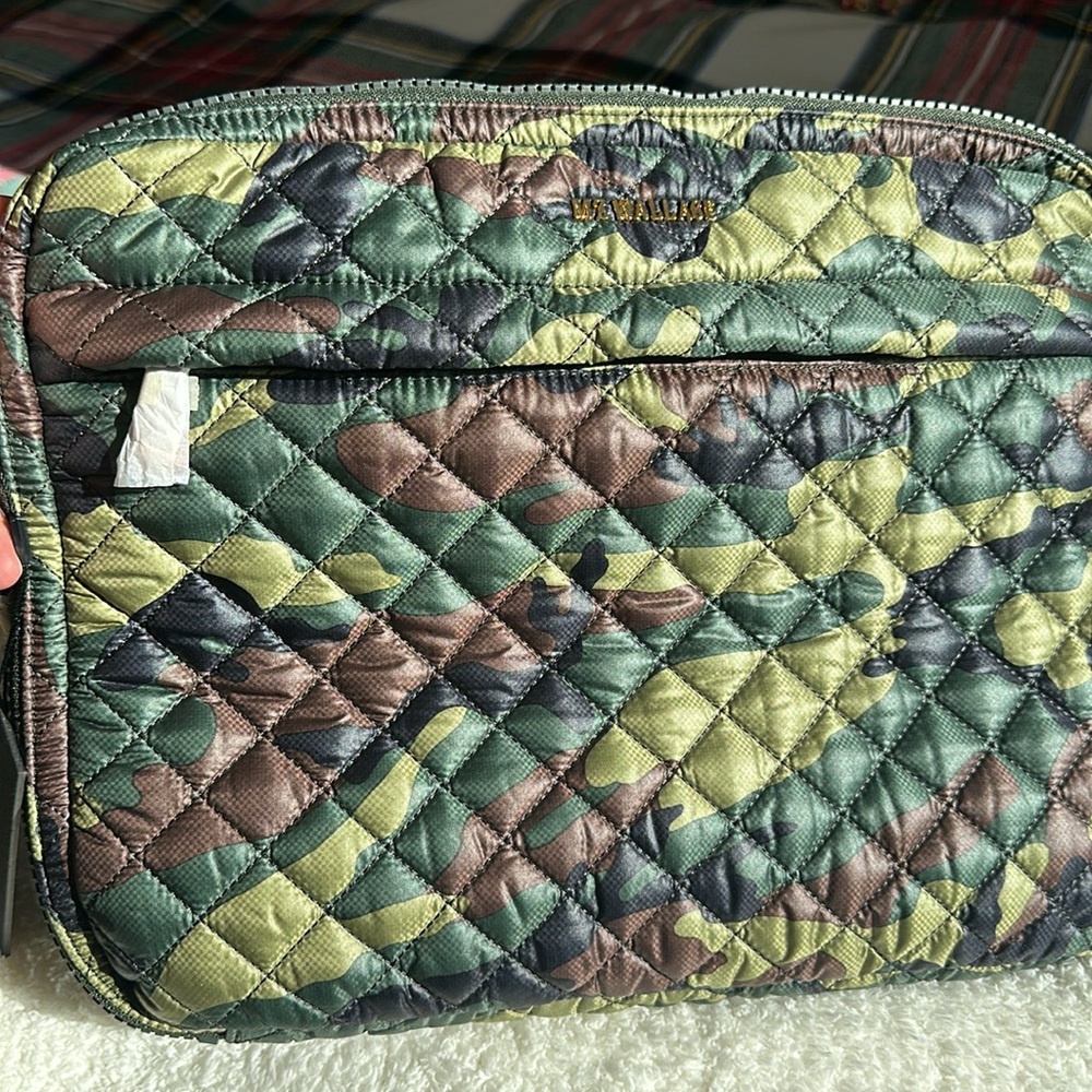 MZ Wallace Metro Organizer Laptop Bag in Camo- New!